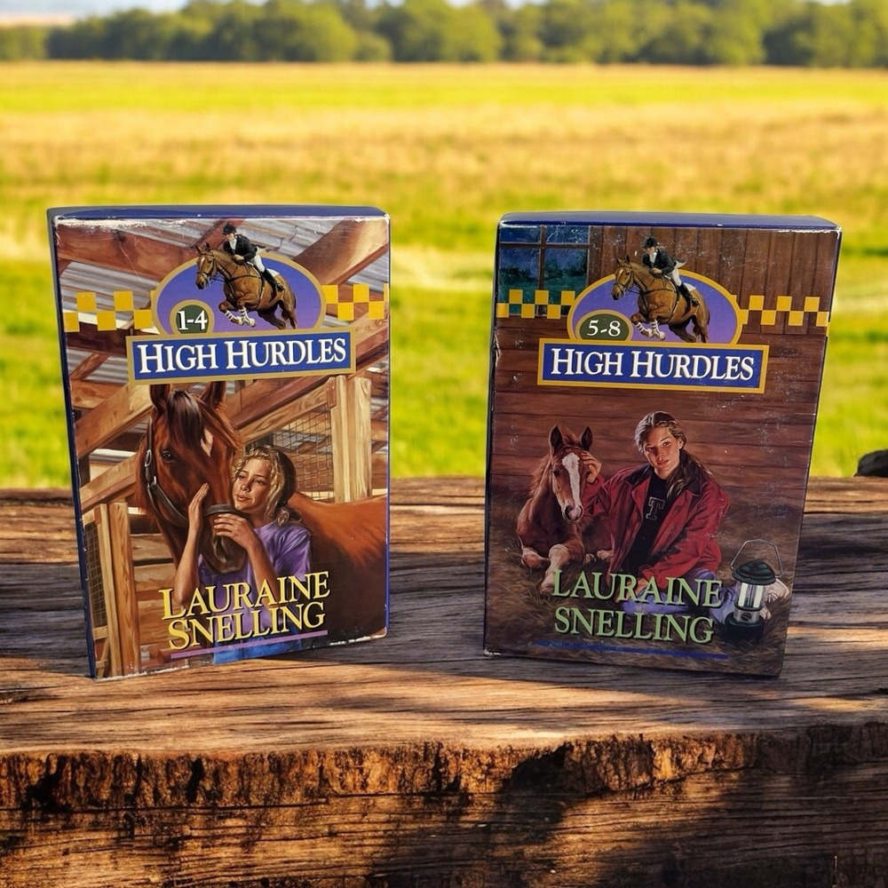 High Hurdles Horse Books Box Set Lot Lauraine Snelling SERIES 1 2 3 4 5 6 7 8